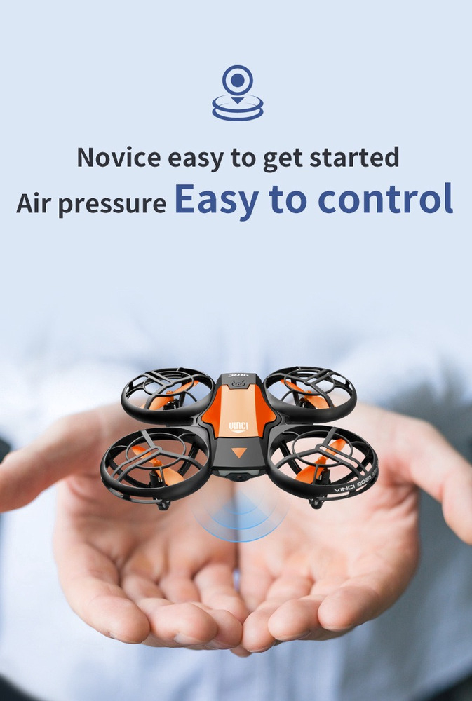 Drone Controle Remoto Com Detecção Gestos Com Câmera 4k Hd - Imagem 15