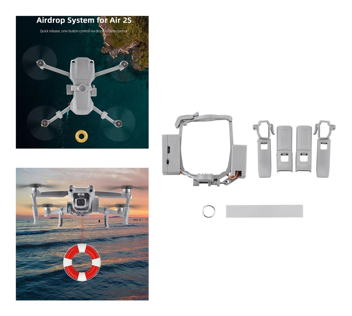 Airdrop System & Landing Pad Isca De Pesca Anel De Casamento - Imagem 6
