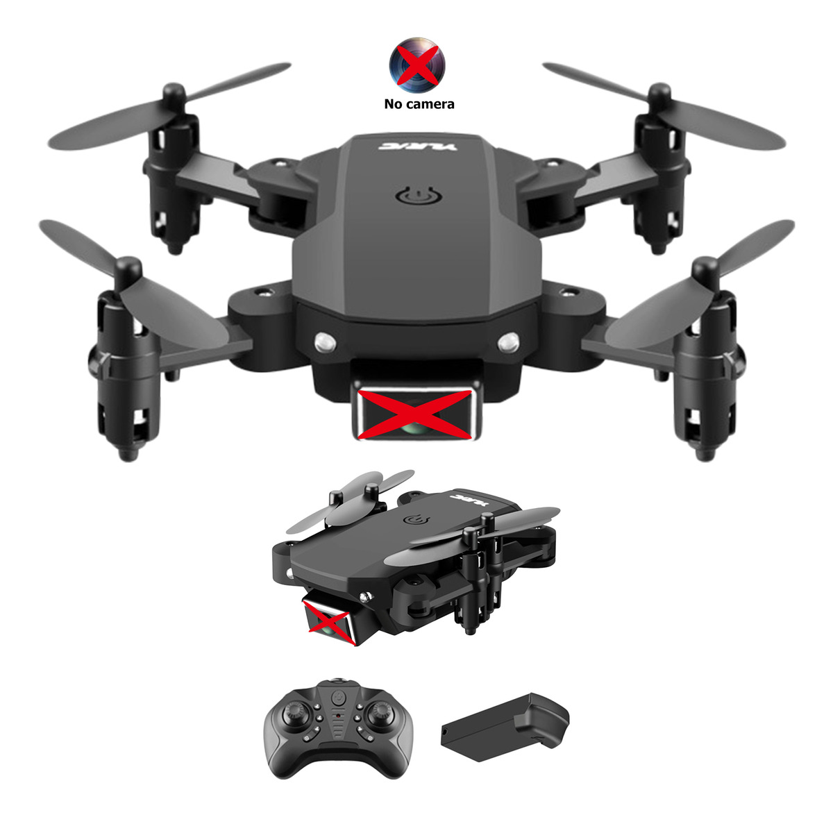 Drone Ylr/c S66 Rc Helicóptero 2.4g 4ch Quadcopter Dobrável - Imagem 5