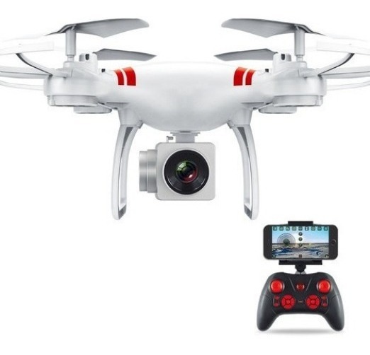 Drone 101 White Profissional Câmera 4k + 2 Baterias A