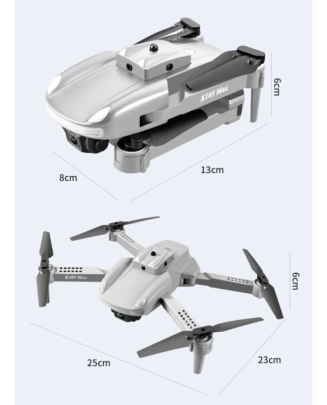 Drone Câmera 4k K105 Max Dual Bateria De Longa Duração - Imagem 8