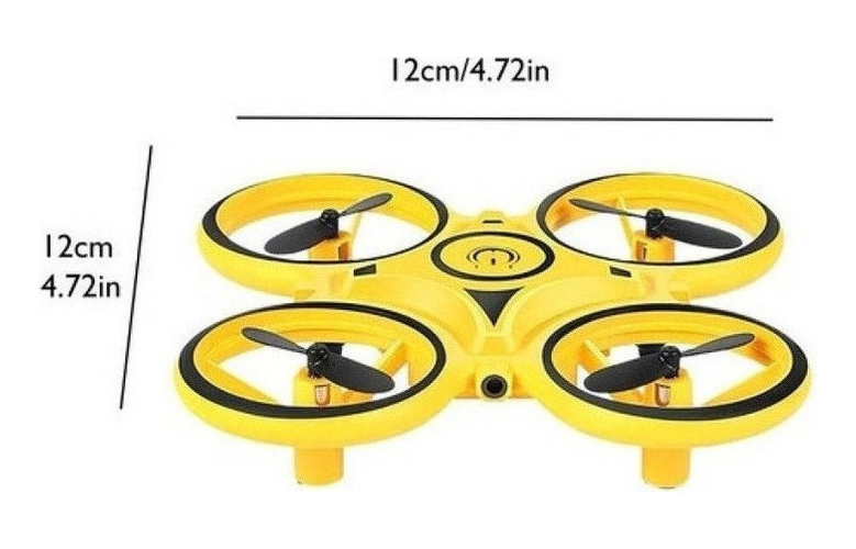 Drone Quadricóptero Acrobático Stunt Com Controle Por Gestos - Imagem 6