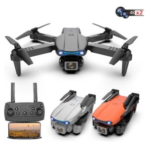 Lazhu Black Drone 4k Hd Câmera Dupla Gravação De Vídeo Mini