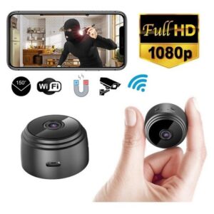 Mini Câmera Espiã Visão Noturna Hd Detecta Movimento Micr