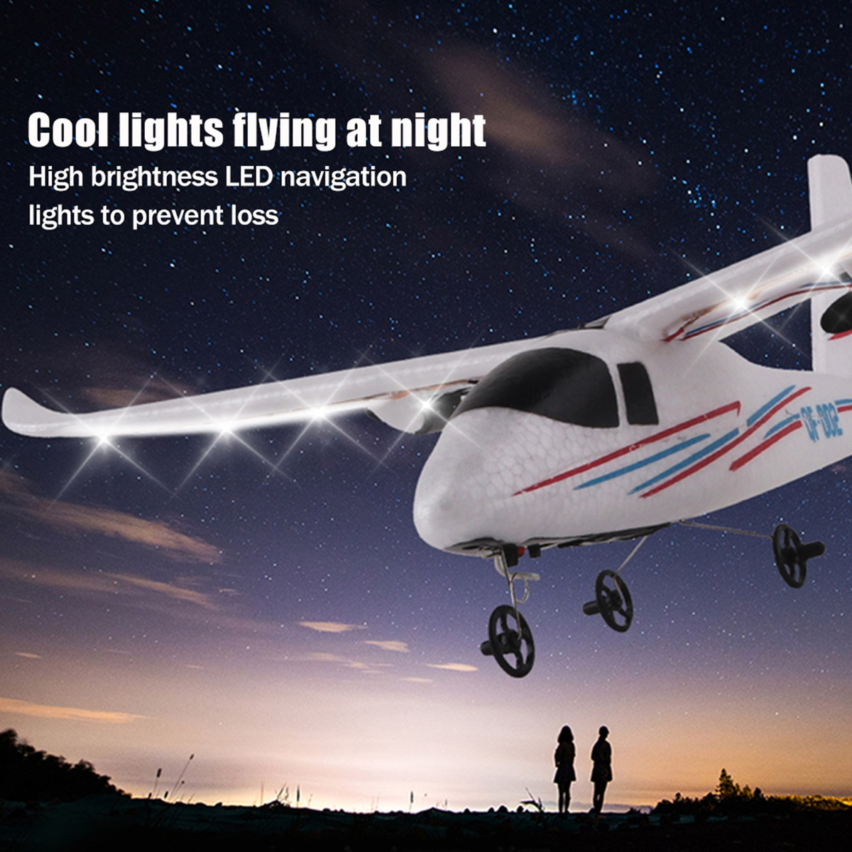 Aeronave Rc De 2,4 Ghz 2ch Epp Foam Fixed Wing Diy Electric - Imagem 10