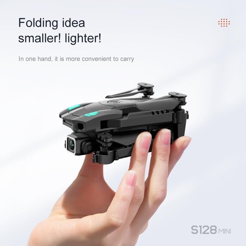 S128 Mini Drone 4k Hd Câmera Única 3 Baterias Altura Fixa - Imagem 8
