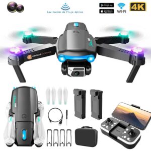 Mini Drones Com Câmera Hd Lâmina De Vento Brinquedo Leve
