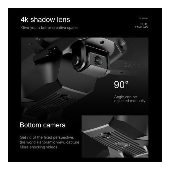Mini Drone 4k Câmera Dupla E99 Pro2 Professional - Imagem 9