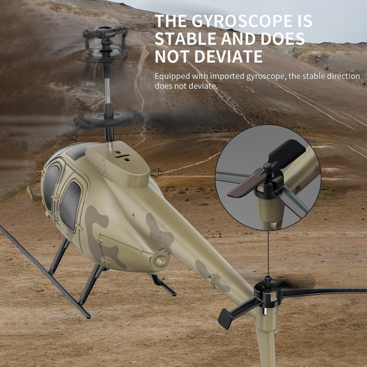 Helicóptero Rc Drone Rc De 2,4 Ghz - Imagem 3