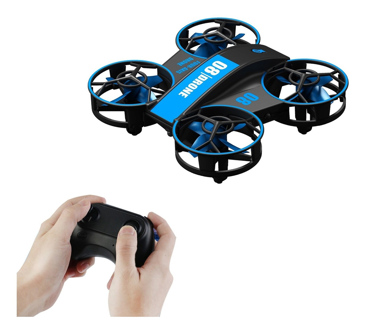 D Rh821 Mini Drone Para Crianças Uma Chave Auto Decolagem E - Imagem 4