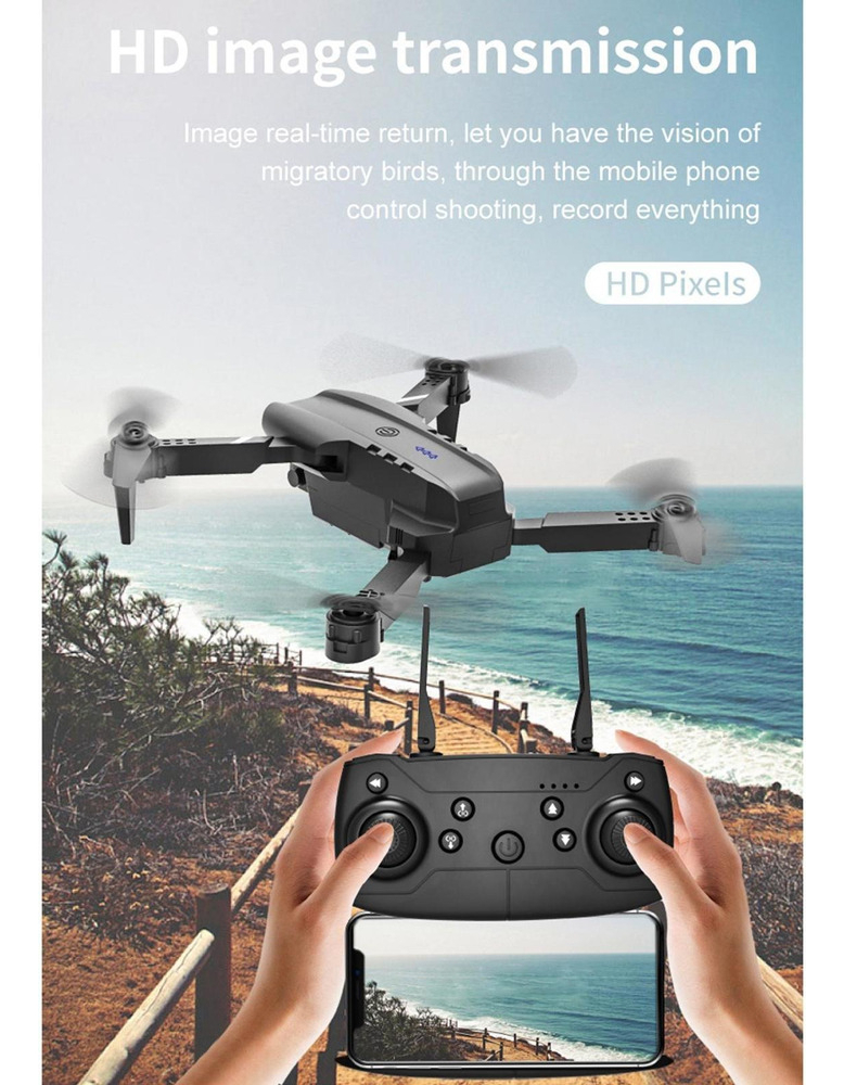 Drones Câmera Fpv Drones Pequenos Drones Segurança 4k Dual - Imagem 7