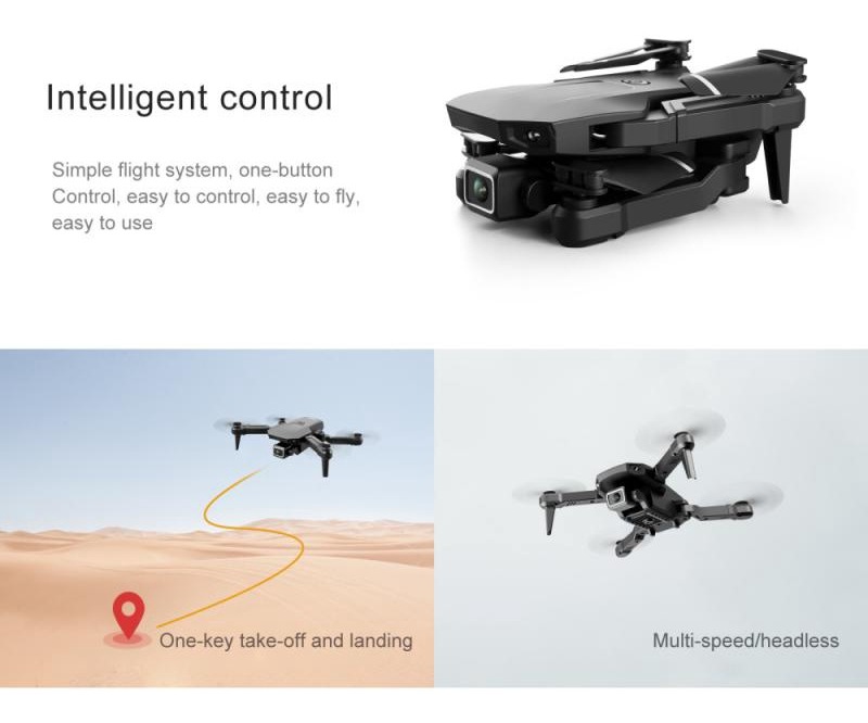 Mini Drone Quadricóptero Preto S68 Sem Câmera E 1 Bateria - Imagem 5