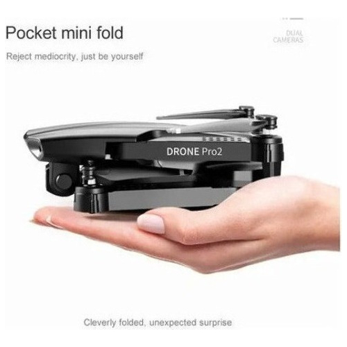 Mini Drone E99 Pro2 Professional 4k Câmera Dupla 2 Baterias - Imagem 8