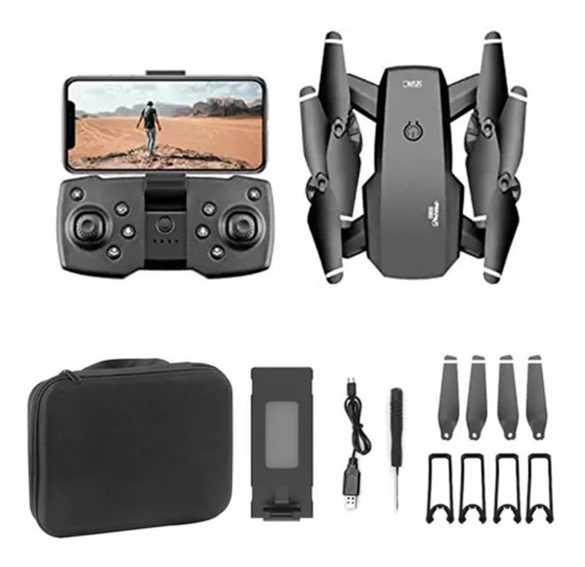 S600 4k Hd Mini Drone Barato Com Câmera Dupla - Imagem 4