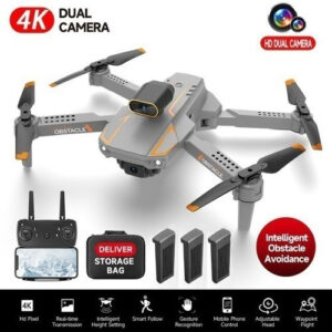 Câmera Dupla Drone 2.4ghz 4k De Longa Duração Com Bateria S9