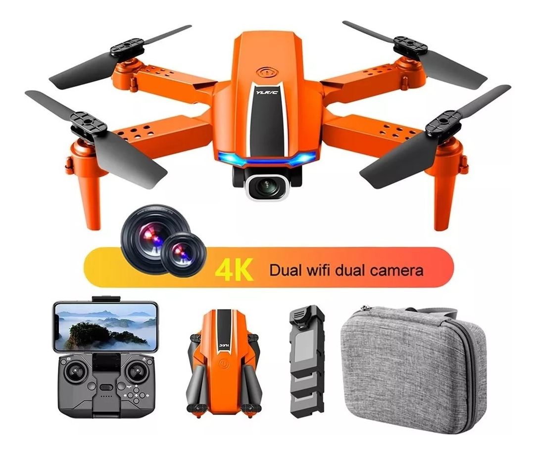 Mini Drone Rc Ylr/c S65 Com Câmera Dupla De Nível De Entrada