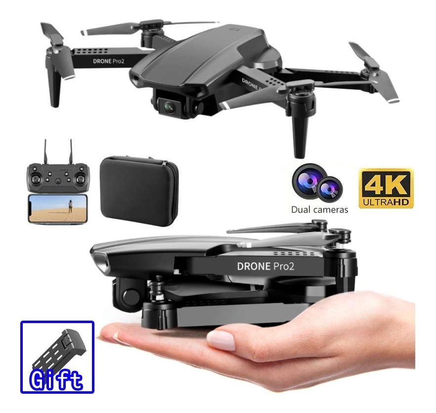 Drone Profesional E99 Pro2 Com Câmera 4k 20 Minutos De Vuelo - Imagem 10