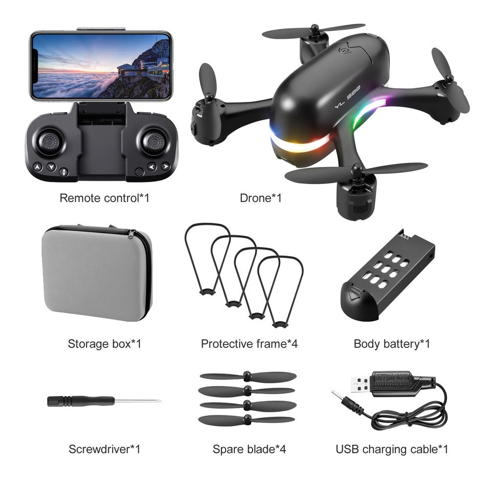 S88 Mini Posicionamento De Fluxo Óptico Drone Padrão - Imagem 10