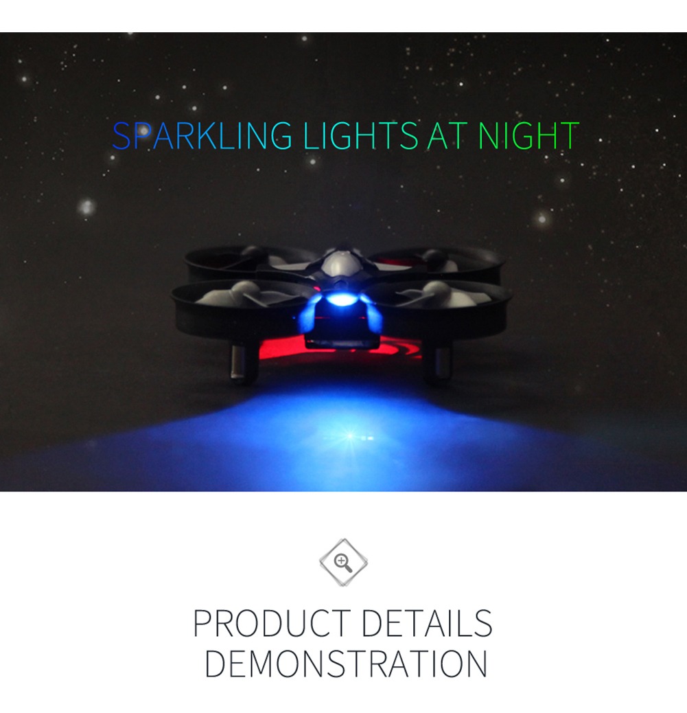 Mini Rc Drone Jjrc H36 Led De 6 Eixos, Retorno Com Uma Tecla - Imagem 19