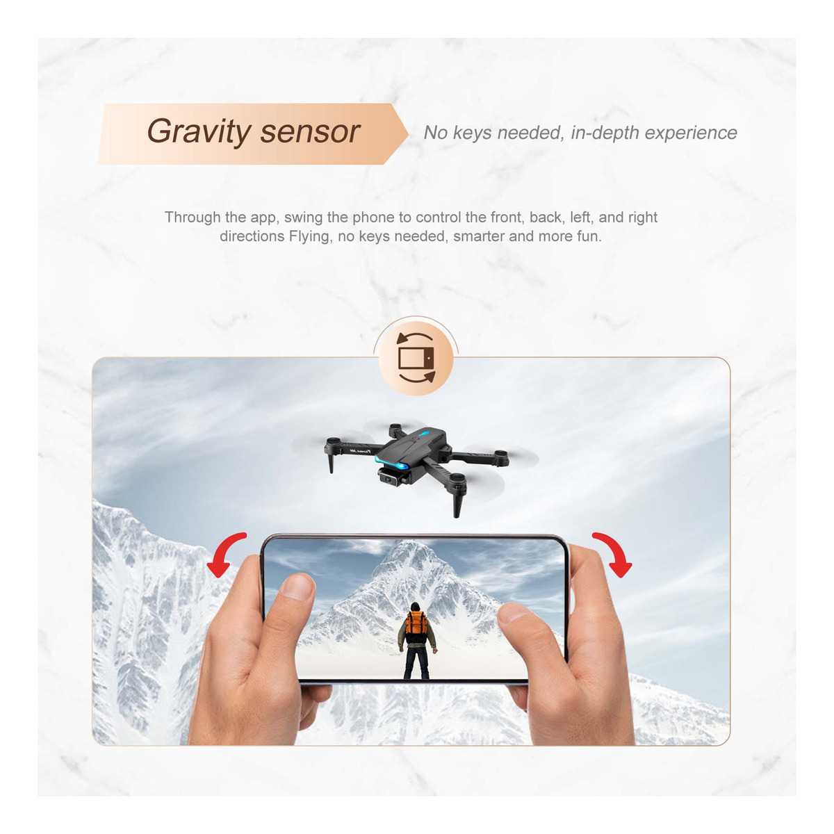 S89 Rc Drone Com Câmera 4k Wifi Fpv Drone Mini Folding - Imagem 8
