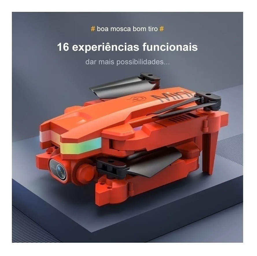 Mini Drone Profissional 4k Para Crianças + 2 Baterias - Imagem 2