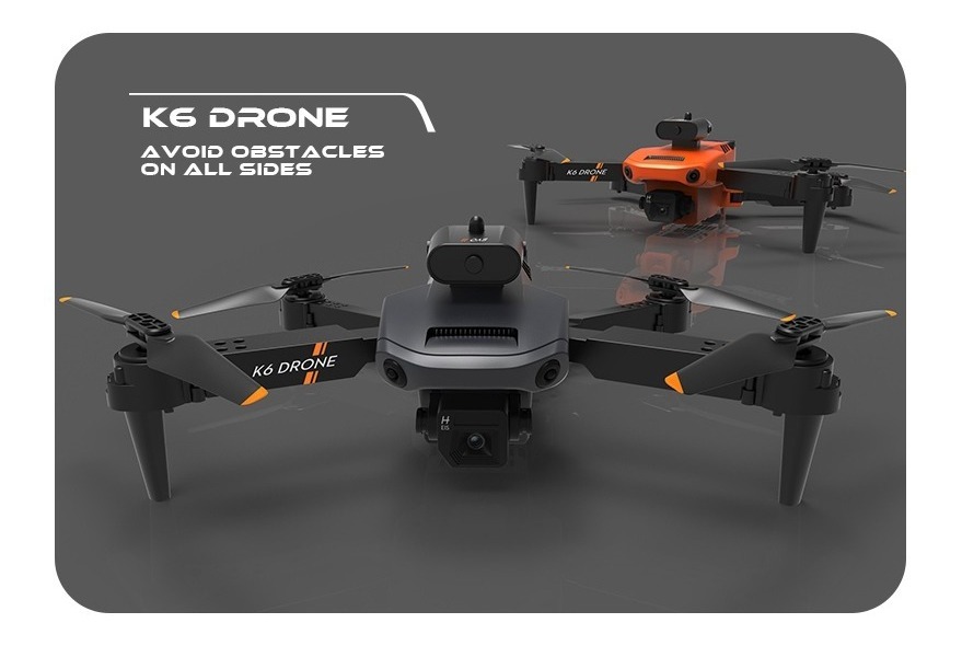 Mini Dobra Drone K6 Profissional Doble Camara 4k+3 Baterias - Imagem 6