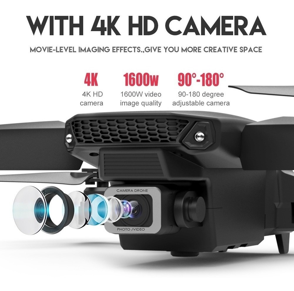 Rc E525 Drone 4k Camera Fpv Wifi Dual Câmera Drone - Imagem 10