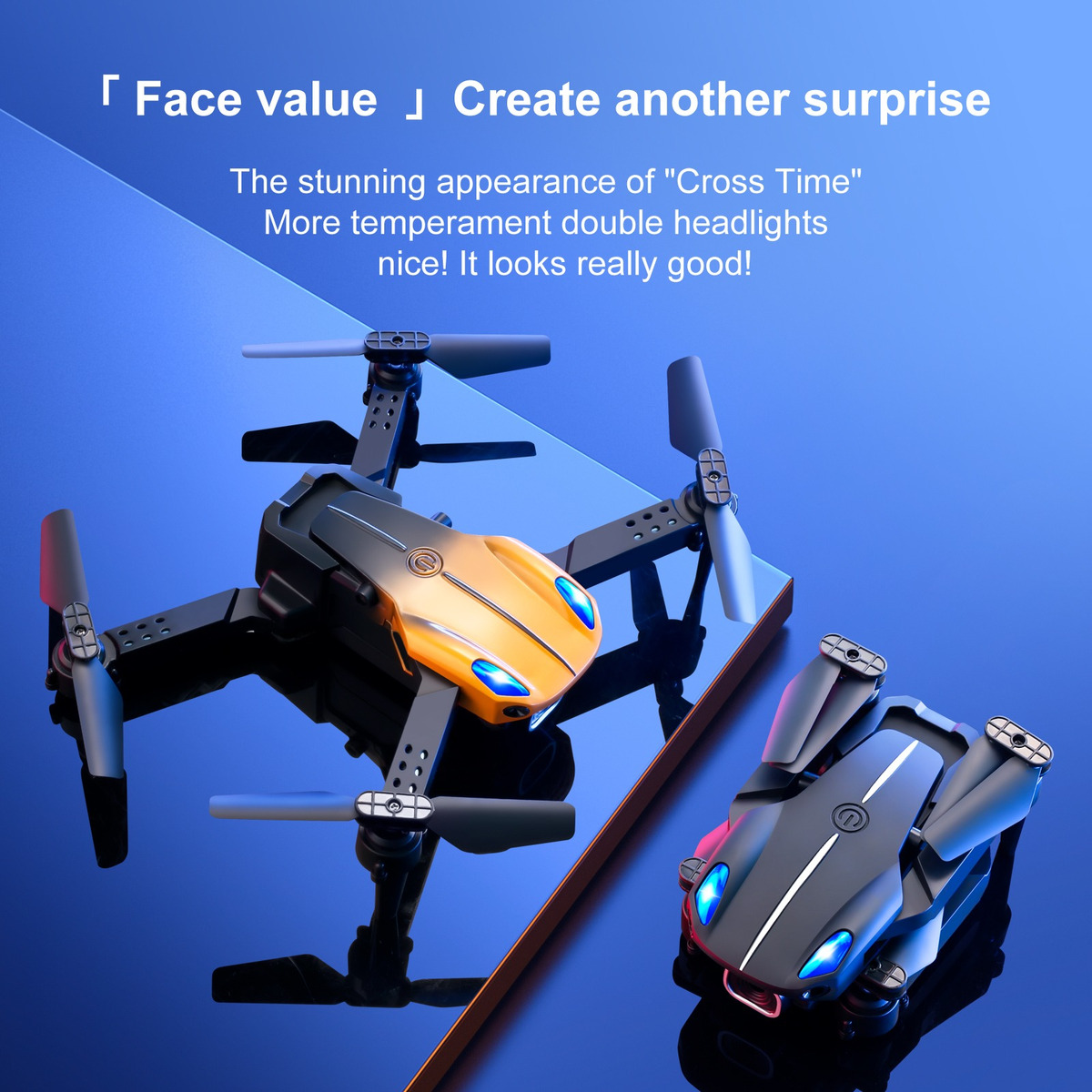 Ky907 50° Zoom Stunt Obstacle Avoidance Aeronave 3 Bateria - Imagem 7