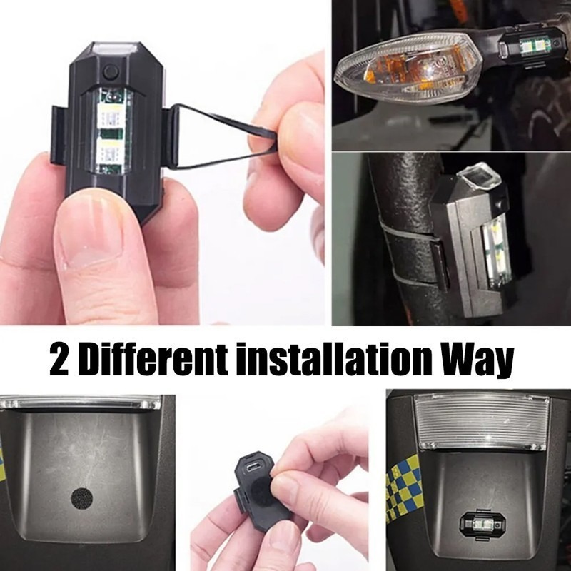 6x Luzes Estroboscópicas Para Drones, Luzes Anti-colisão - Imagem 9