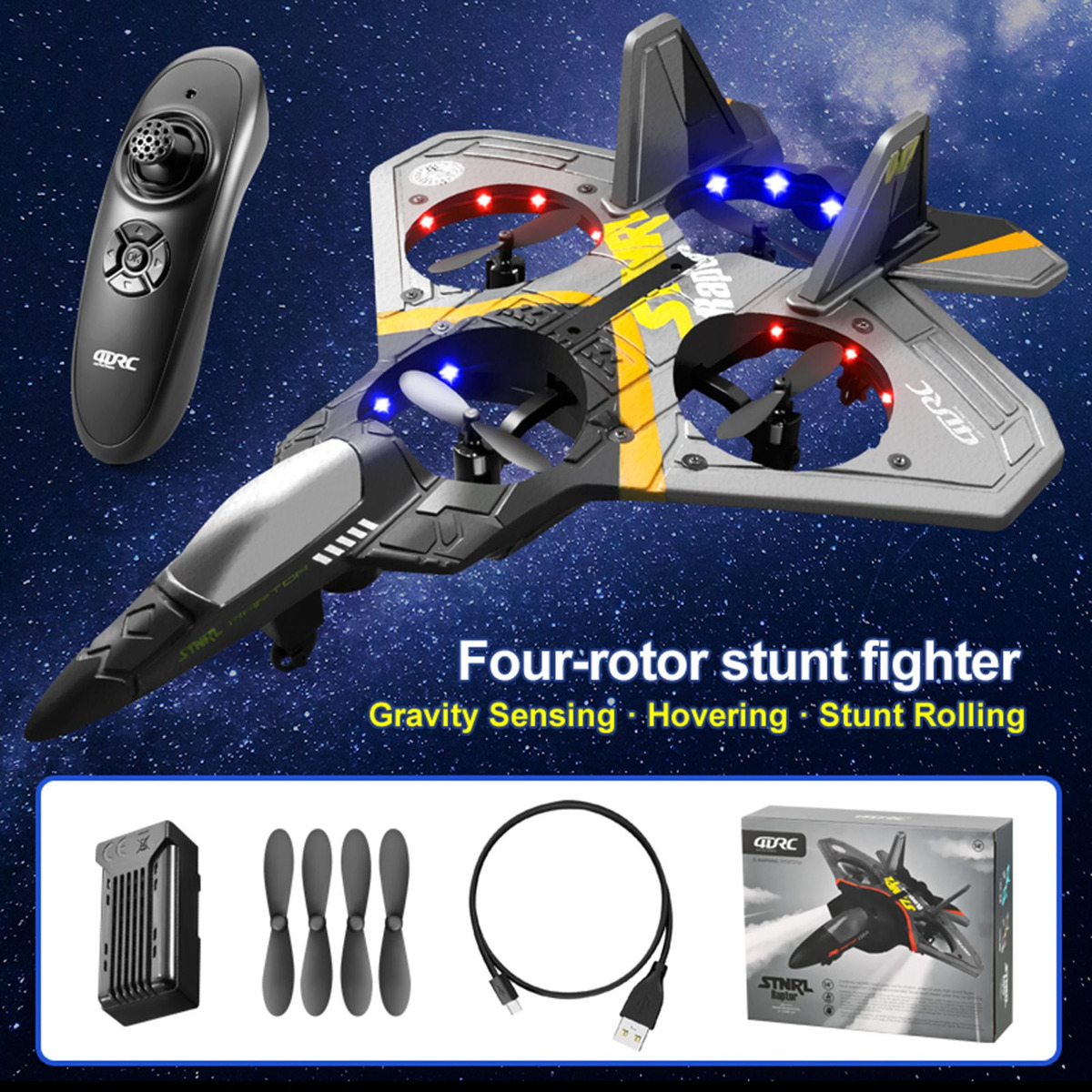 Avião De Controle Remoto Rc Plane 2,4 Ghz 6ch Epp Foam Com - Imagem 18