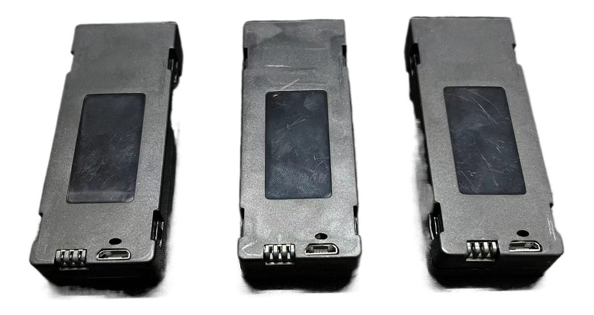Kit 3 Drone Baterias E88 E E88 Pro 3.7v 600mah