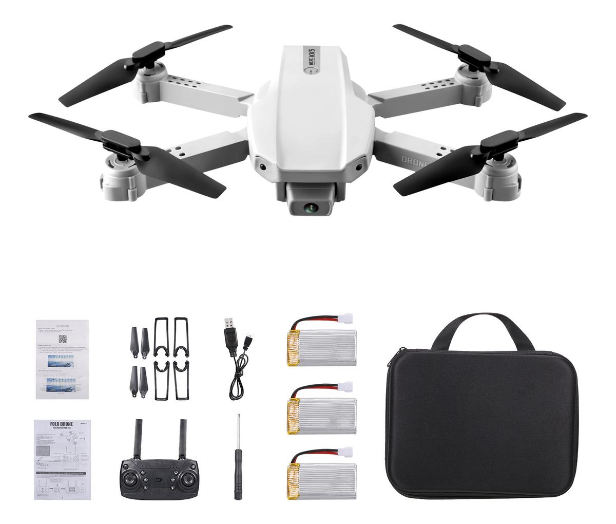 Drone Cr Kk5 Com Câmera 4k Fpv Dual - Imagem 6