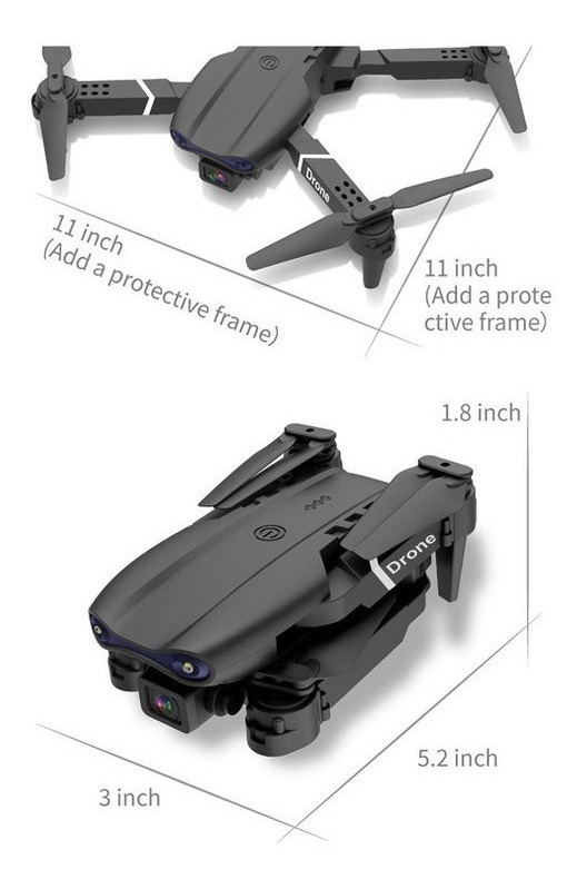 Mini Drone Com Câmera Para Filmagens Amadoras Single Len - Imagem 10