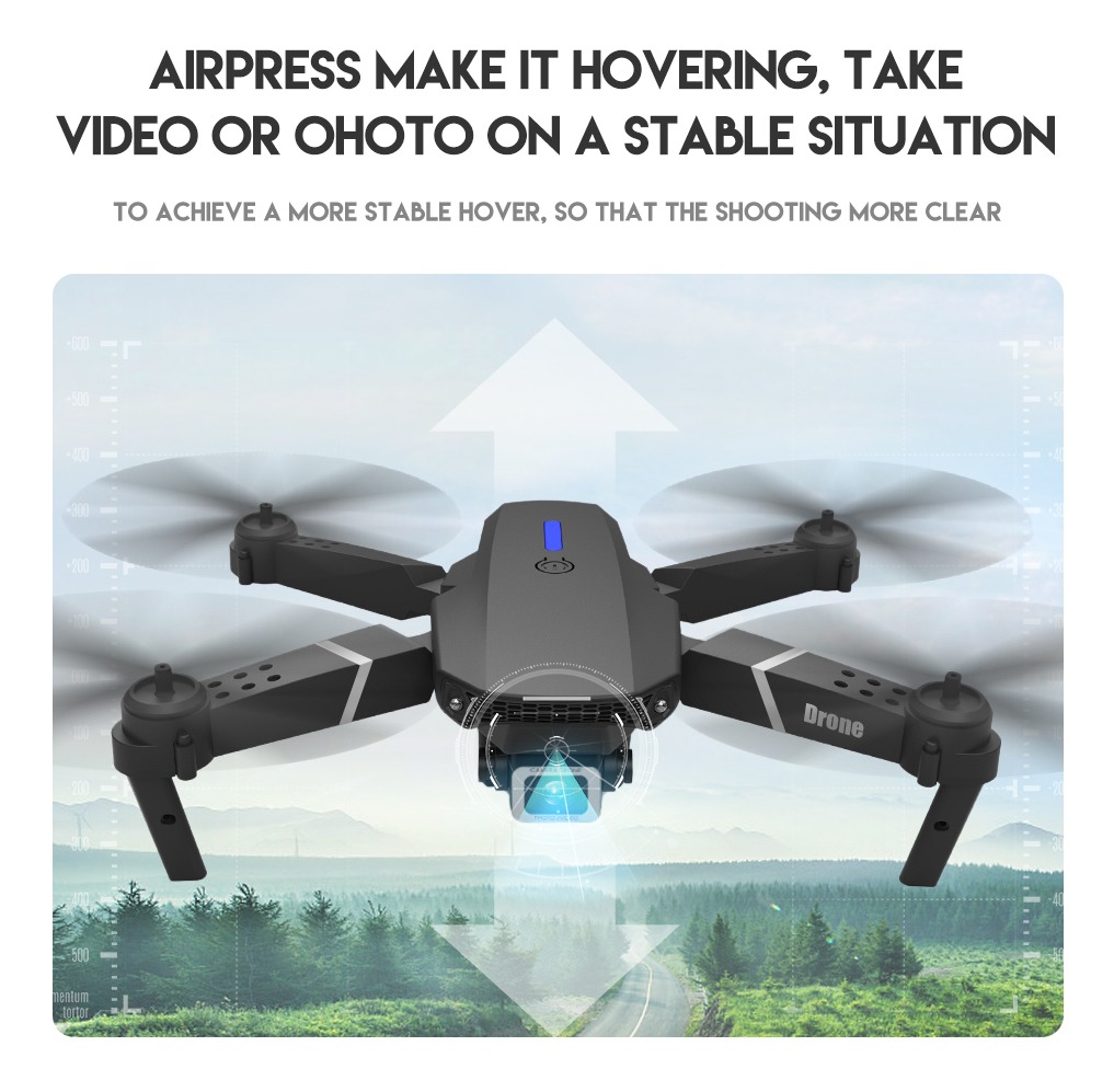 Drone E88 Pro Com Câmera Aérea Hd Profissional E 3 Baterias - Imagem 5