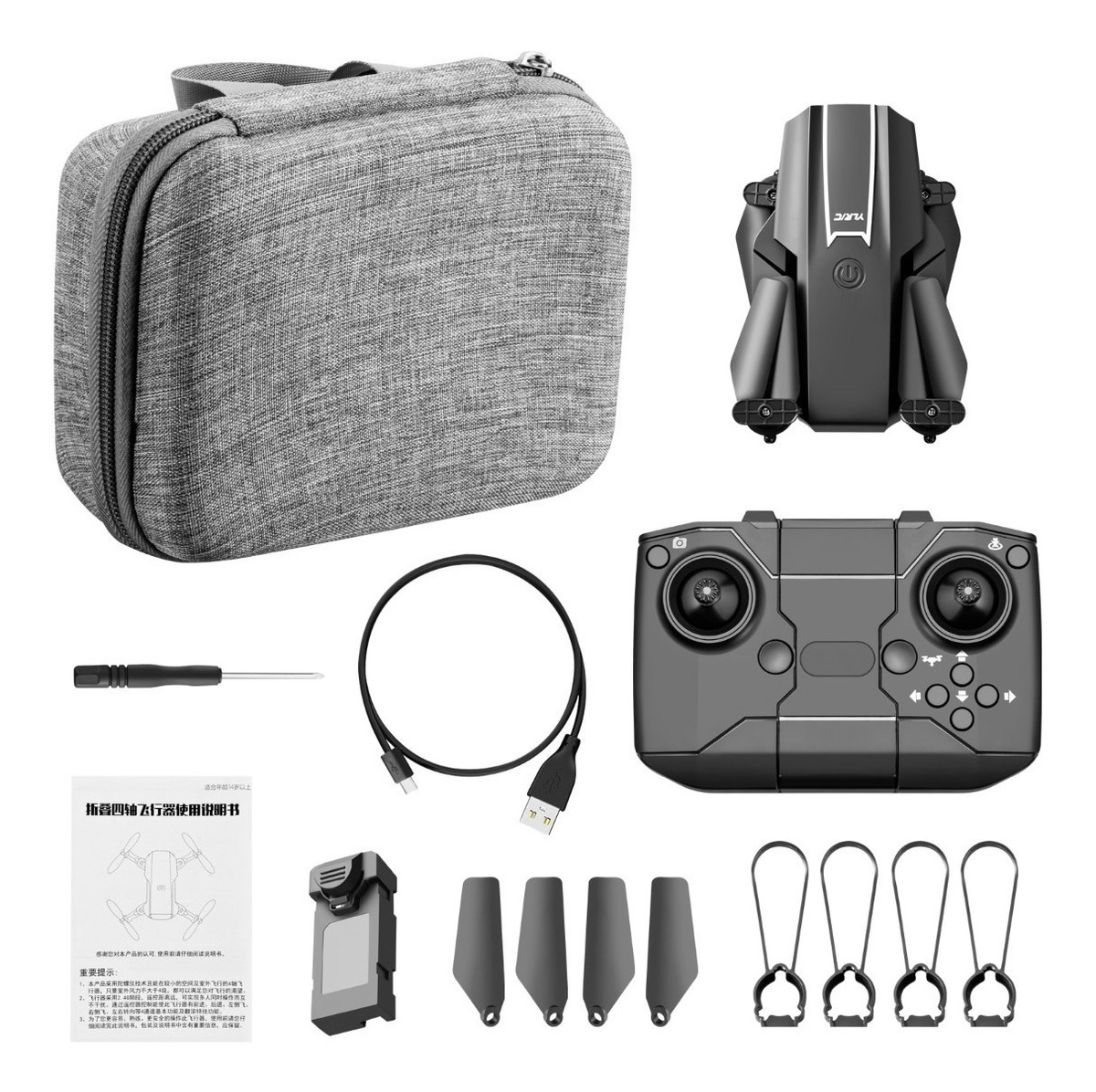 Mini Drone Profissional De Nível Básico Com Câmera 2 Bateria - Imagem 9