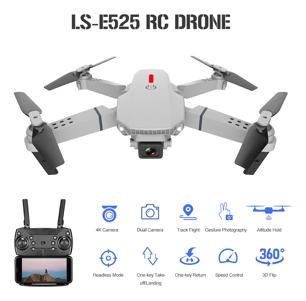 Rc Aircraft Track Fpv Ls-e525 Rc Foto Altitude Modo Duplo