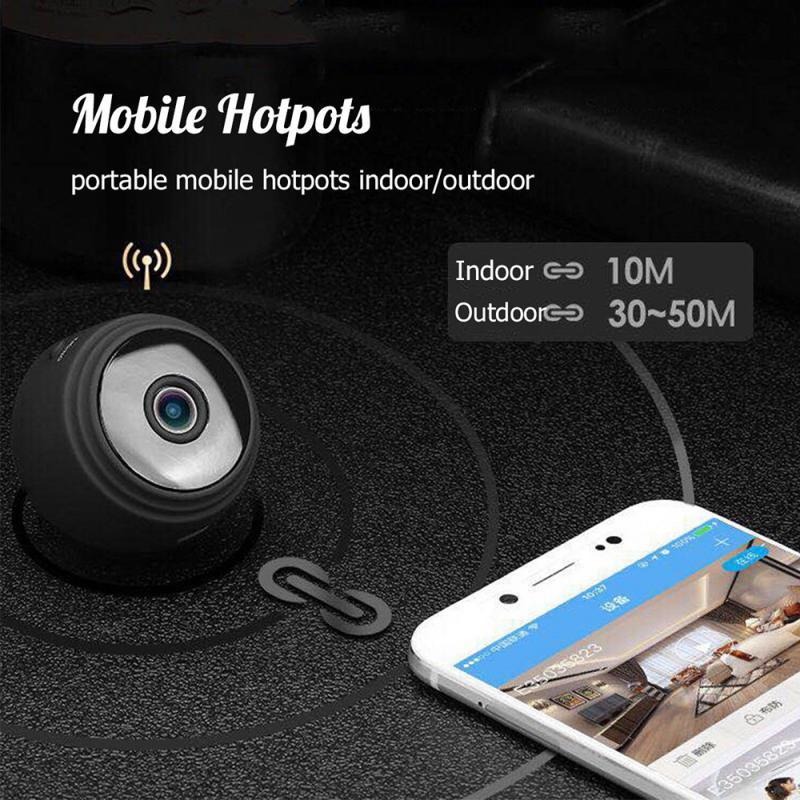 Mini Câmera Wifi Detectar Micr Moviment+cartão De Memória - Imagem 9