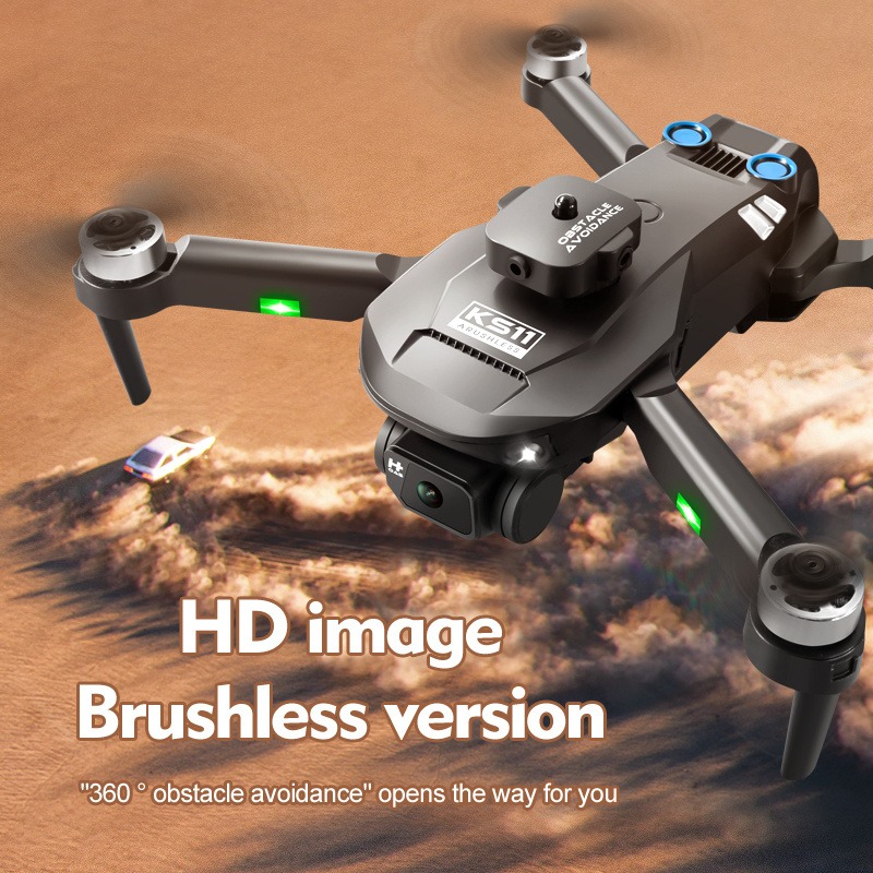 Ls-ks11 Mini Drone Profissional Com Câmera, Motor Brushless - Imagem 3