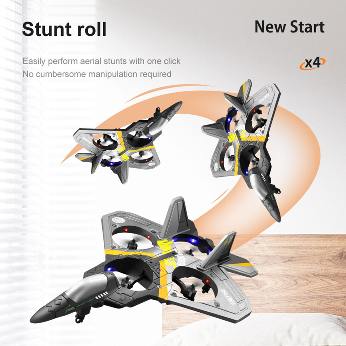 Avião De Controle Remoto Rc Plane 2,4 Ghz 6ch Epp Foam Com - Imagem 17