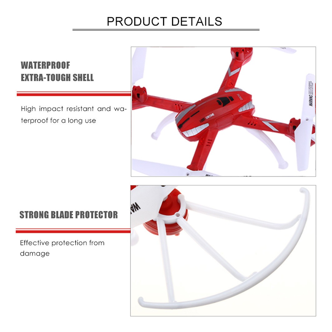 F2 2.4g 4ch 6 Axis Gyro Rtf Waterproof Drone Com Headless M - Imagem 3