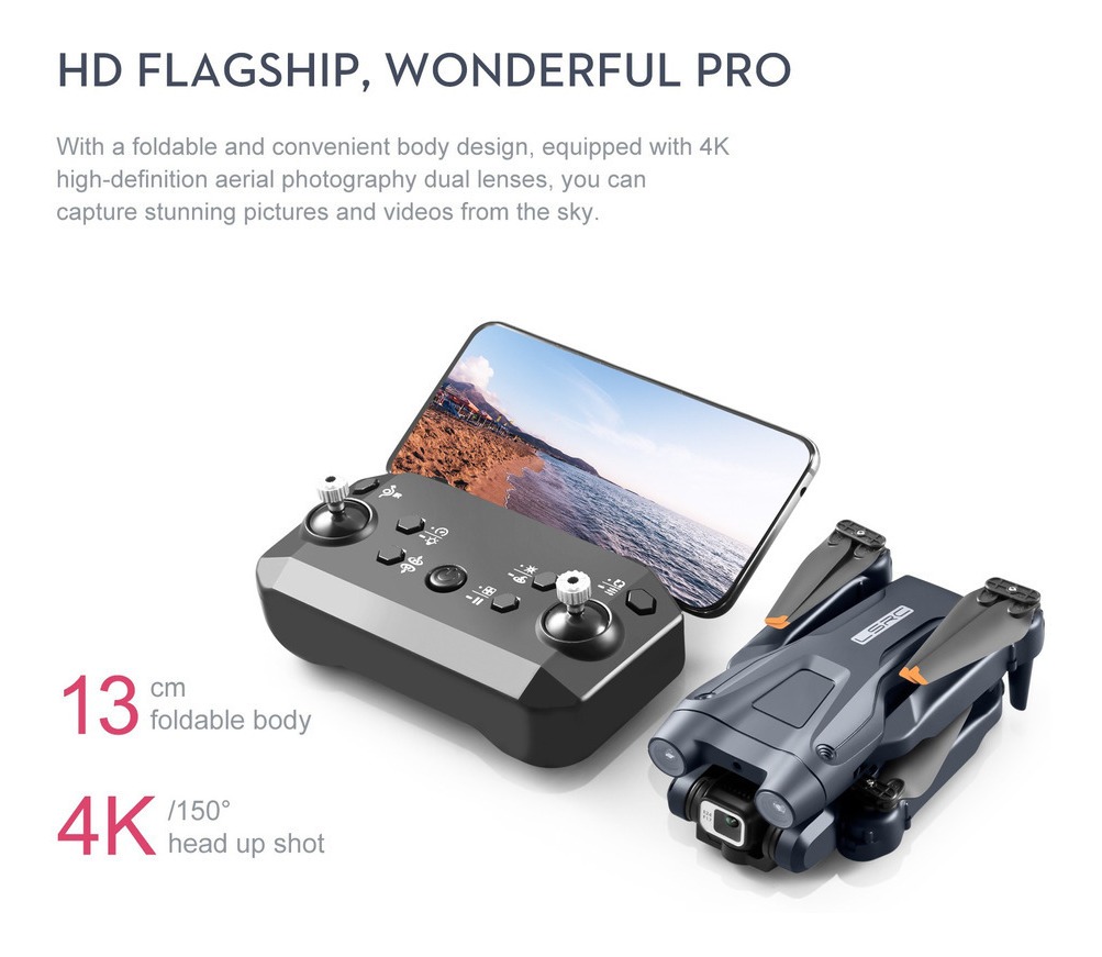 Mine Drone Profissionais Com Dual Camera Elicopterocontrole - Imagem 13