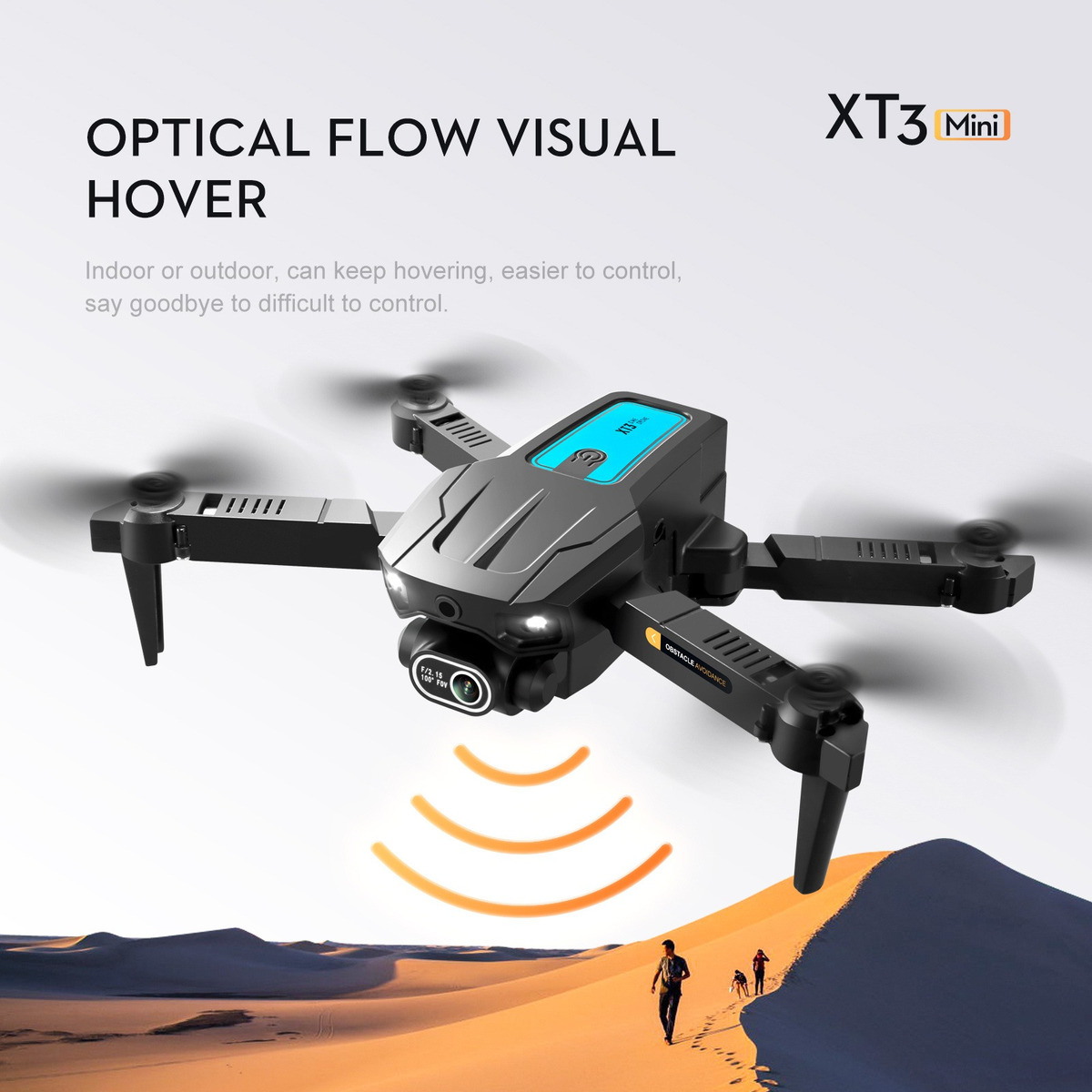 Mini Drone 4k Câmera Dupla Xt3 Professional 2 Baterias - Imagem 8