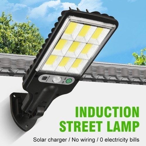 2pcs Luz De Rua Holofotes Solares Ao Ar Livre 200 Watts De L - Imagem 8