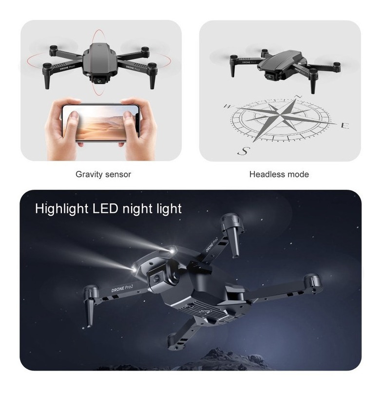 S70 Drone 4k Profissional Hd Câmera Dupla Dobrável - Imagem 5