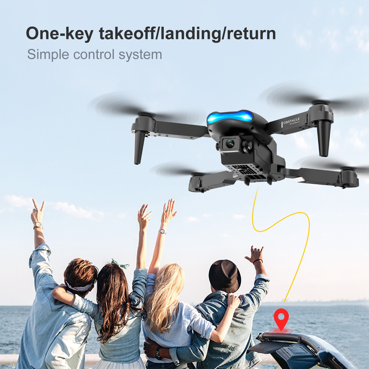 Mini Drone De Helicóptero Barato Para Crianças Com Câmera - Imagem 12