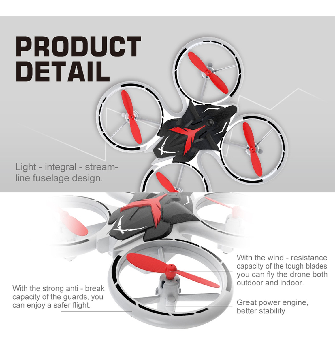 Luzes Led Para Aeronaves Gyro Rc De 6 Eixos 2,4 Ghz 4ch Quad - Imagem 2