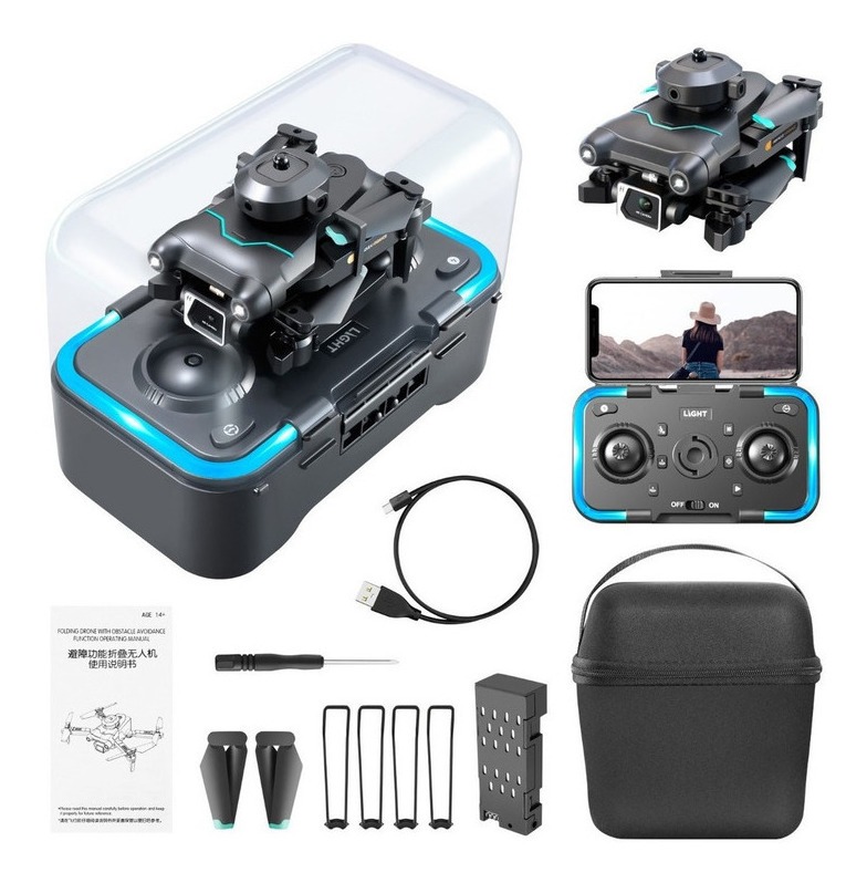 Drone De Câmera Profissional 4k Com Fluxo Óptico Altura Fixa - Imagem 10