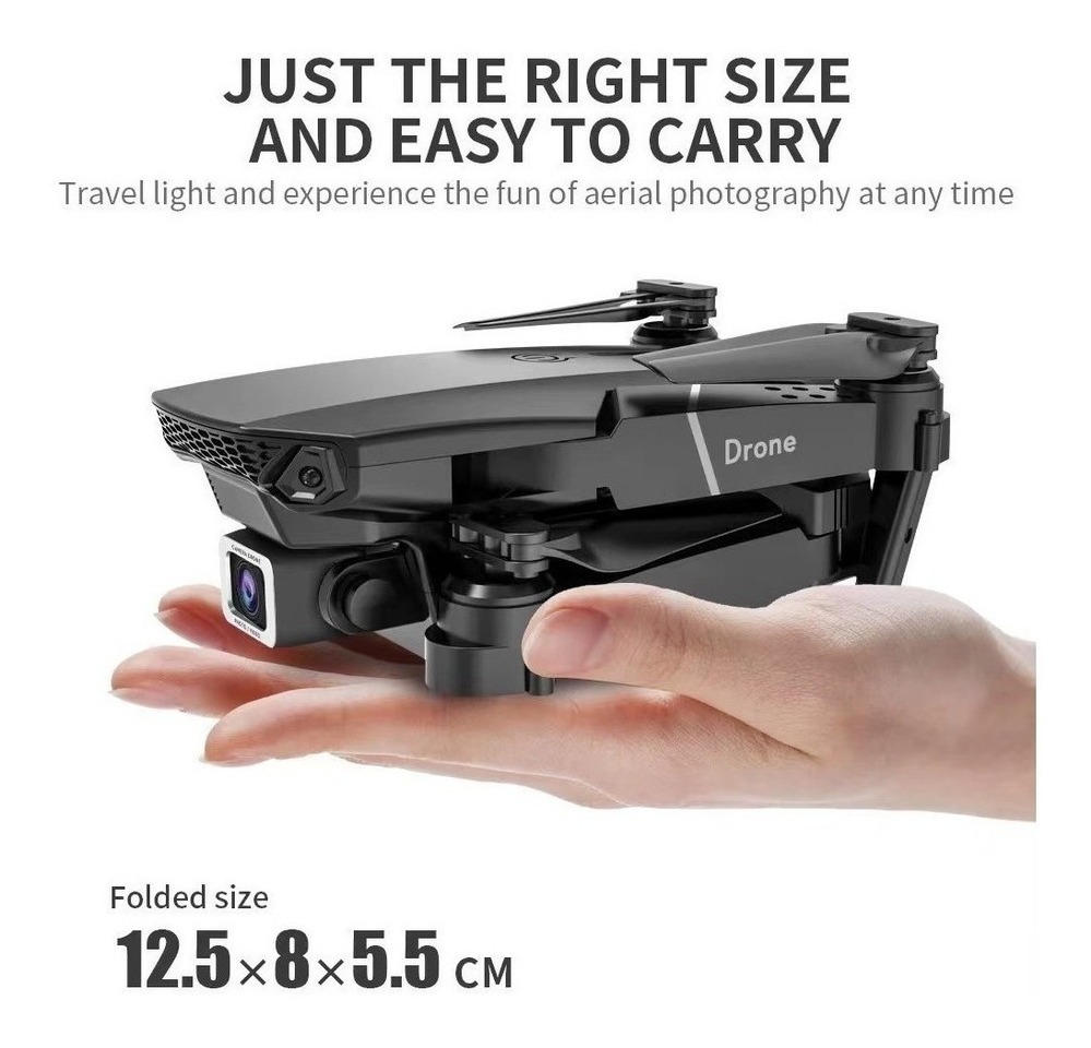 Mini Drones Baratos Com Câmera 4k E525/e88 Pro +3 Bateria - Imagem 4