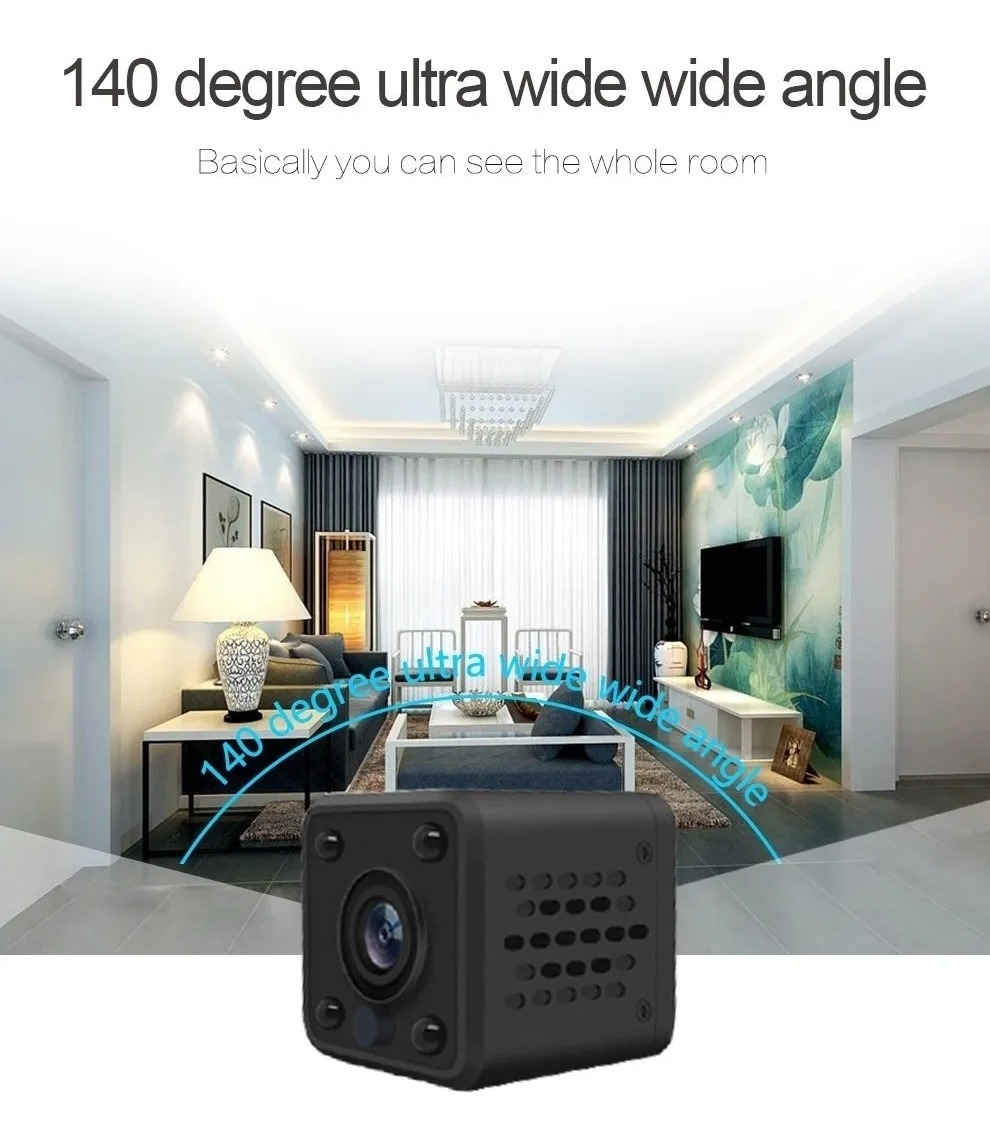 1080p Hd Mini Wifi Câmera Ip Sem Fio - Imagem 9