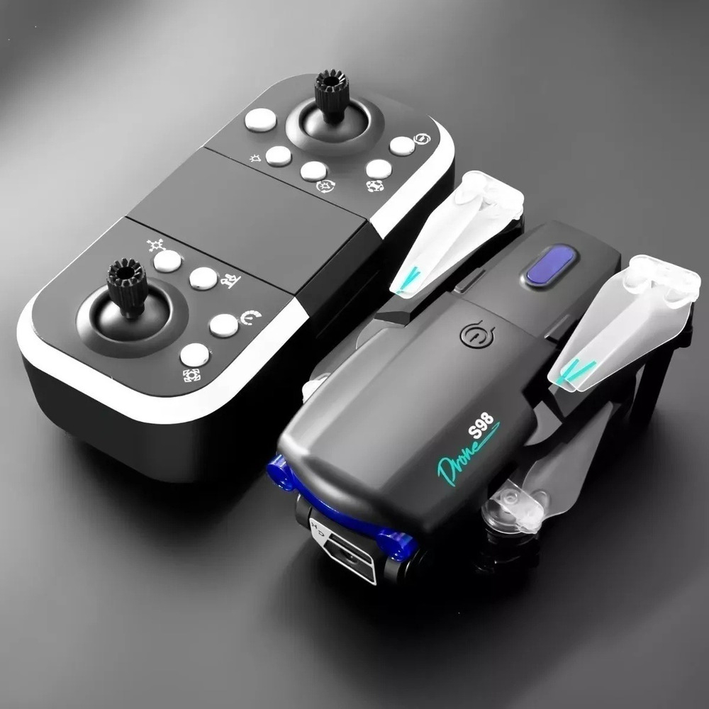 Mini Drone S98 Novo Rc 4k Hd Barato Com Câmera Dupla Com Led - Imagem 16